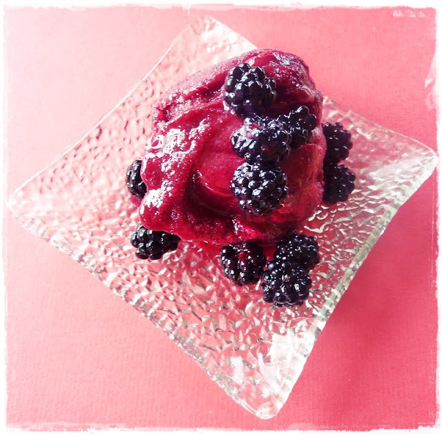 homemade-no-churn-blackberry-sorbet