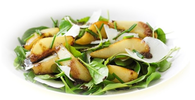 parmesan-cheese-and-roasted-pear-salad