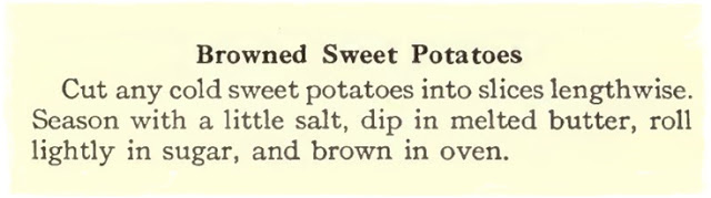 leftover cooked sweet potatoes